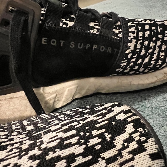 adidas EQT Support 93/17 Black Glitch sz 10 - Picture 6 of 11